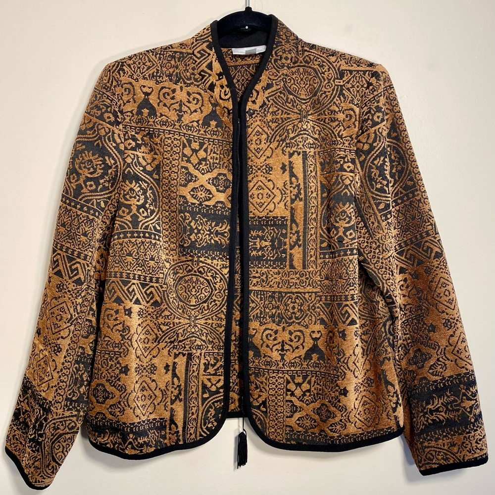 Dressbarn Patterned Jacket